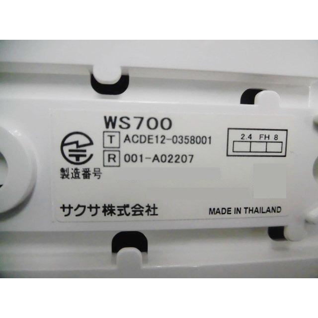 中古】WS700(W) SAXA/サクサ PLATIA PT1000 コードレス電話機
