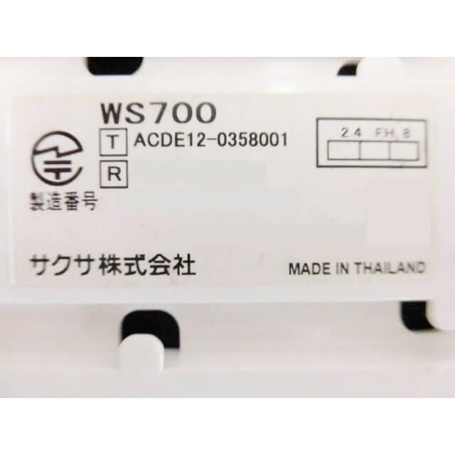 中古】WS700(K) SAXA/サクサ プラティア PLATIA コードレス電話機