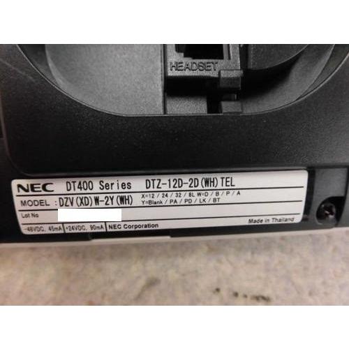 NEC 【中古】DTZ-12D-2D(WH)TEL NEC Aspire UX 12ボタン電話機 : 日商