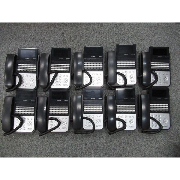 【中古】【10台セット】ET-24iF-SDB 日立/HITACHI integral-F 24ボタン標準電話機(黒) 【ビジネスホン 業務用 電話機 本体】