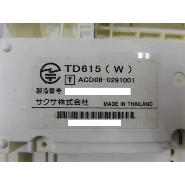 中古】【10台セット】【日焼け】TD615(W) SAXA/サクサ AGREA 中古】【10台セット】【日焼け】TD615(W) SAXA/サクサ AGREA