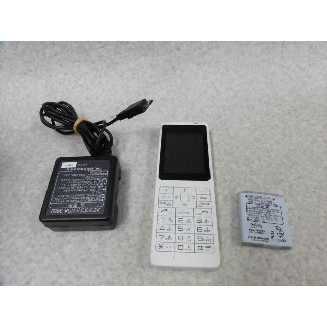 【中古】【充電台なし】WX330J E 白 WILLCOM/ウィルコム  SAXA/サクサ システム共通 (PLATIAにて使用) PHS電話機｜n-denpans