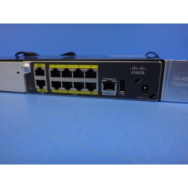 C841M-8X-JAIS/K9 CISCO/シスコ 8ポート Advanced IP Services モデル ギガビット対応VPNルーター ...