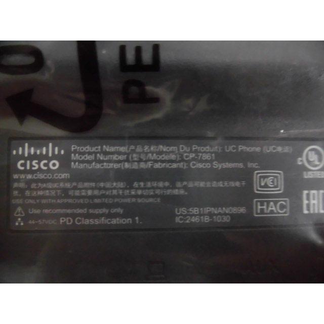 未使用品】CP-7861 シスコ/Cisco IP Phone 【ビジネスホン 業務用