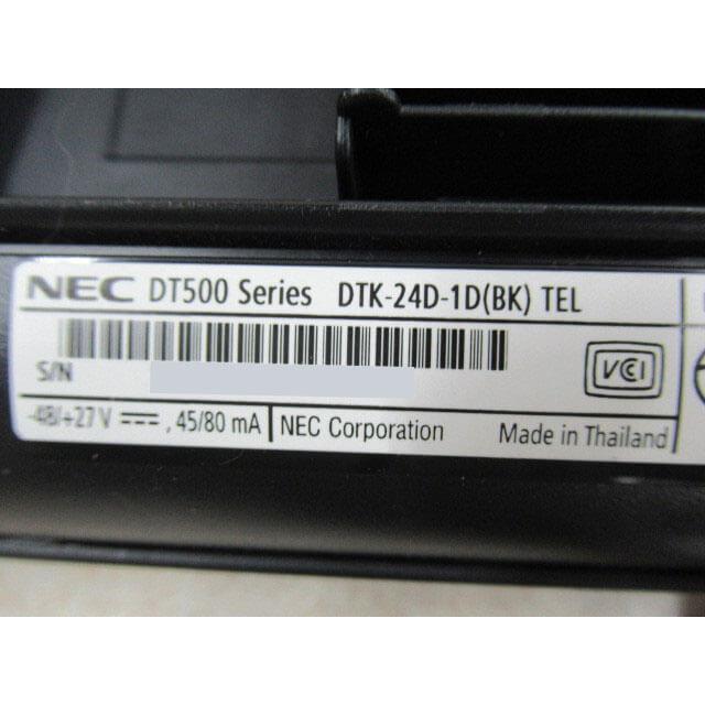 NEC 【中古】【2台セット】DTK-24D-1D(BK)TEL UNIVERGE DT500 NEC 【中古】【2台セット】DTK-24D-1D(BK)TEL UNIVERGE DT500