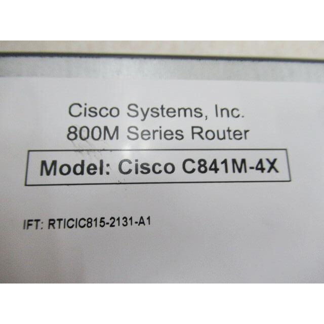 中古】C841M-4X CISCO/シスコ C841M-4X-JSEC/K9 V01 ギガビット対応VPN