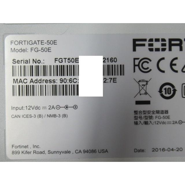 激安先着 Fortinet FG-50E FortiGate-50E 有効期限切れ⑦ sushitai.com.mx