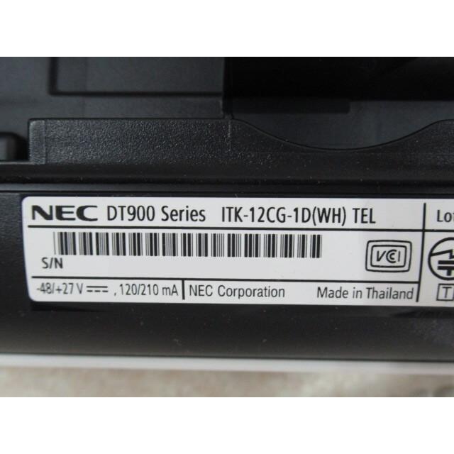 NEC 【中古】ITK-12CG-1D(WH)TEL NEC UNIVERGE DT900シリーズ 12ボタン