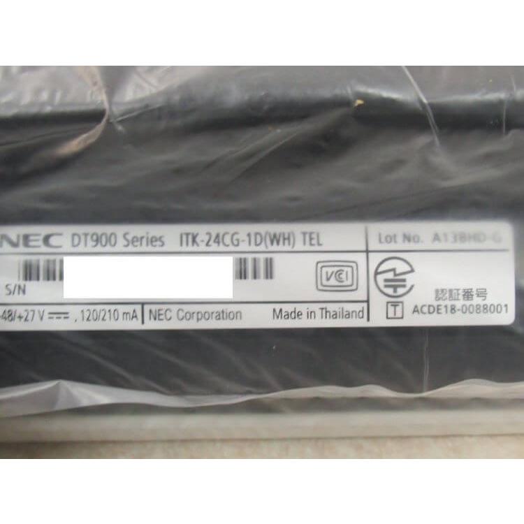 NEC 【未使用品】 ITK-24CG-1D(WH)TEL Aspire WX 24ボタンカラー NEC 【未使用品】 ITK-24CG-1D(WH)TEL Aspire WX 24ボタンカラー