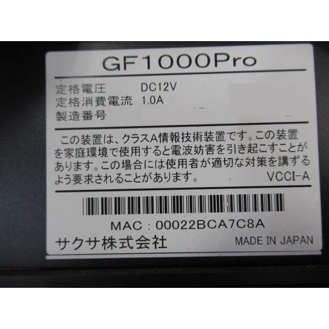PC周辺機器 サクサ サーバーGF1000IIPro&G-1000HDD(6TB) ジャンク