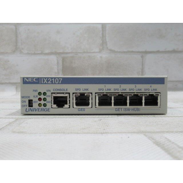 NEC 【中古】 IX2107 NEC UNIVERGE 高速アクセスルータ VPN対応 NEC 【中古】 IX2107 NEC UNIVERGE 高速アクセスルータ VPN対応