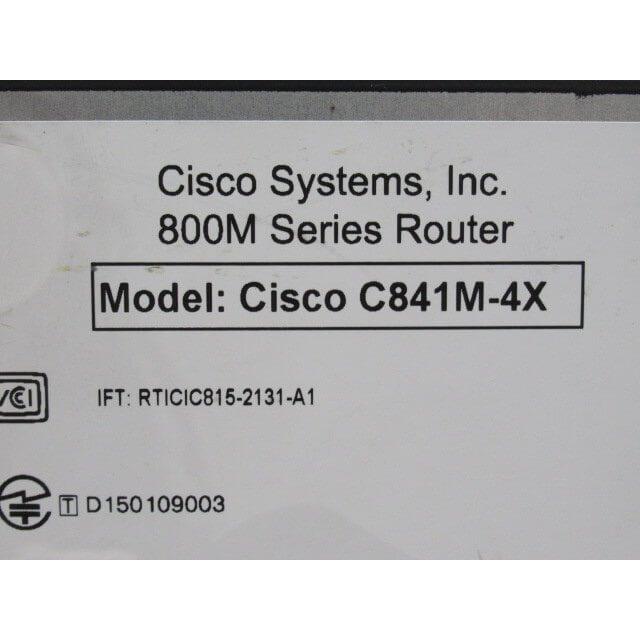 中古】【ACなし】 C841M-4X CISCO / シスコ 800Mシリーズ ルーター