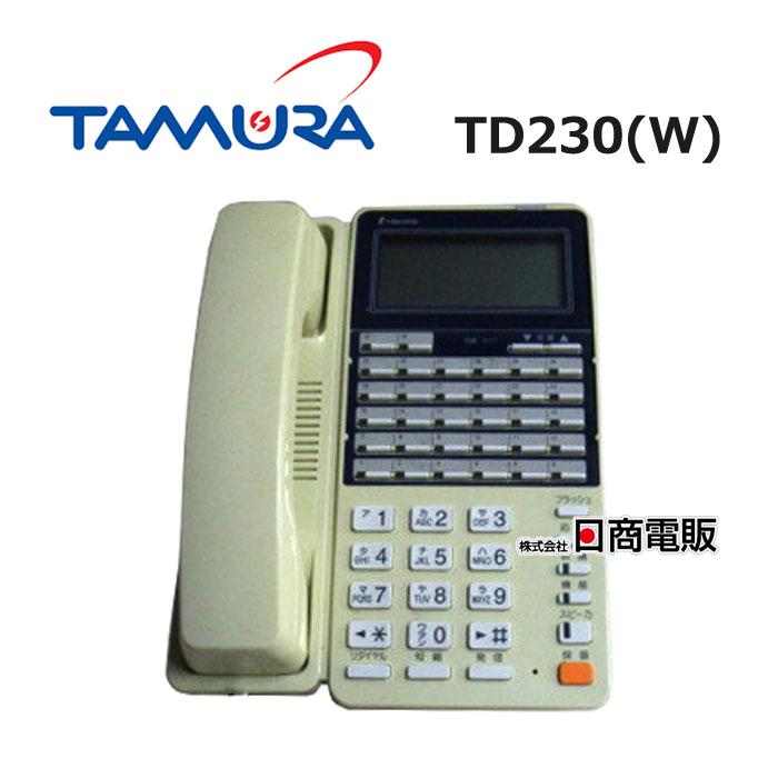 中古】 TD230(W) TAMRA / タムラ サクサ SAXA 32ボタン漢字電話機 