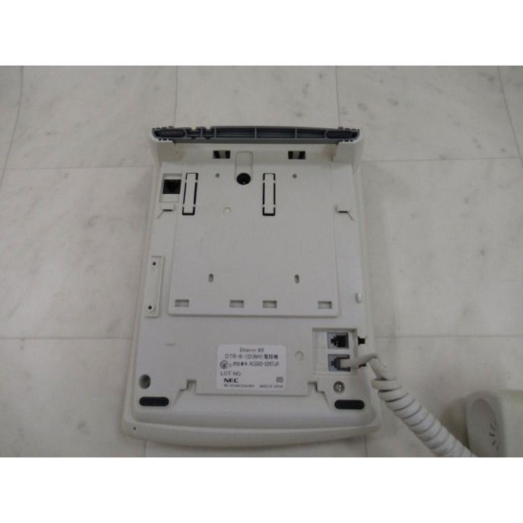 【中古】 DTR-8-1D(WH) NEC Aspire Dterm85 8ボタン標準電話機 【ビジネスホン 業務用 電話機 本体】_3
