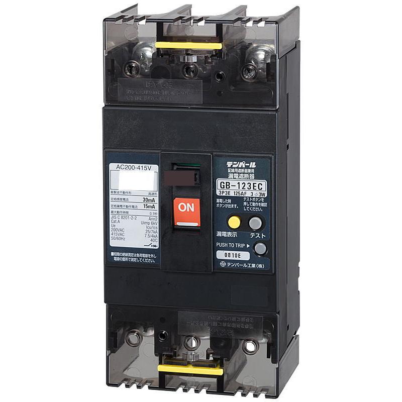 テンパール【 123EC10304 】極数 3P3E 定格電流 100A フレーム