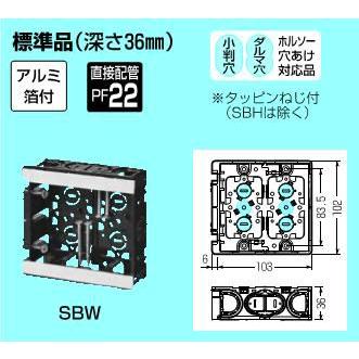 未来工業 台付スライドボックス 2ケ用 SBW : エヌデンサービス 未来工業 台付スライドボックス 2ケ用 SBW : エヌデンサービス
