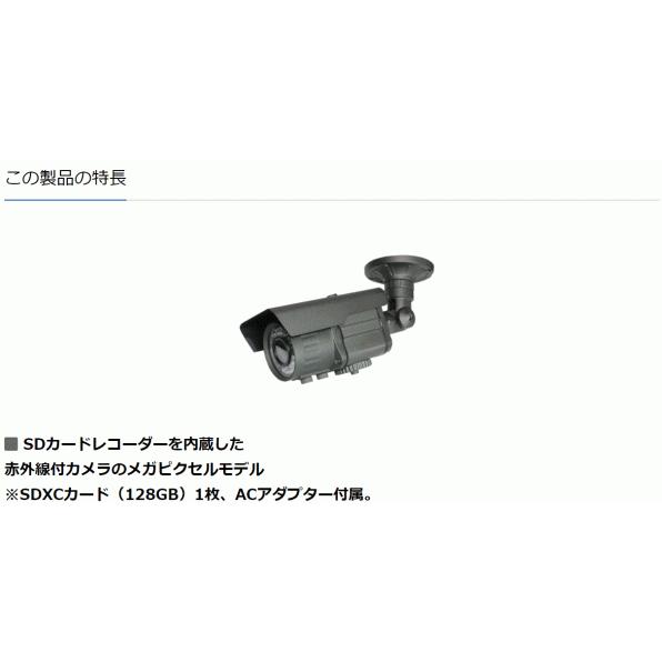 ビデオセンシング【 VSC-HD2200 】SDレコーダー一体型カメラ｜n-denservice｜02