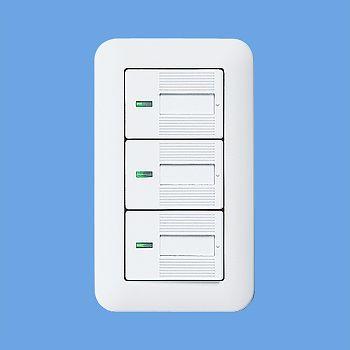 パナソニック 埋込ほたるトリプルスイッチB(片切) ホワイト パック商品 WTP50513WP wyw801m Panasonic（パナソニック） パナ コスモ埋込ほたるトリプルスイッチB