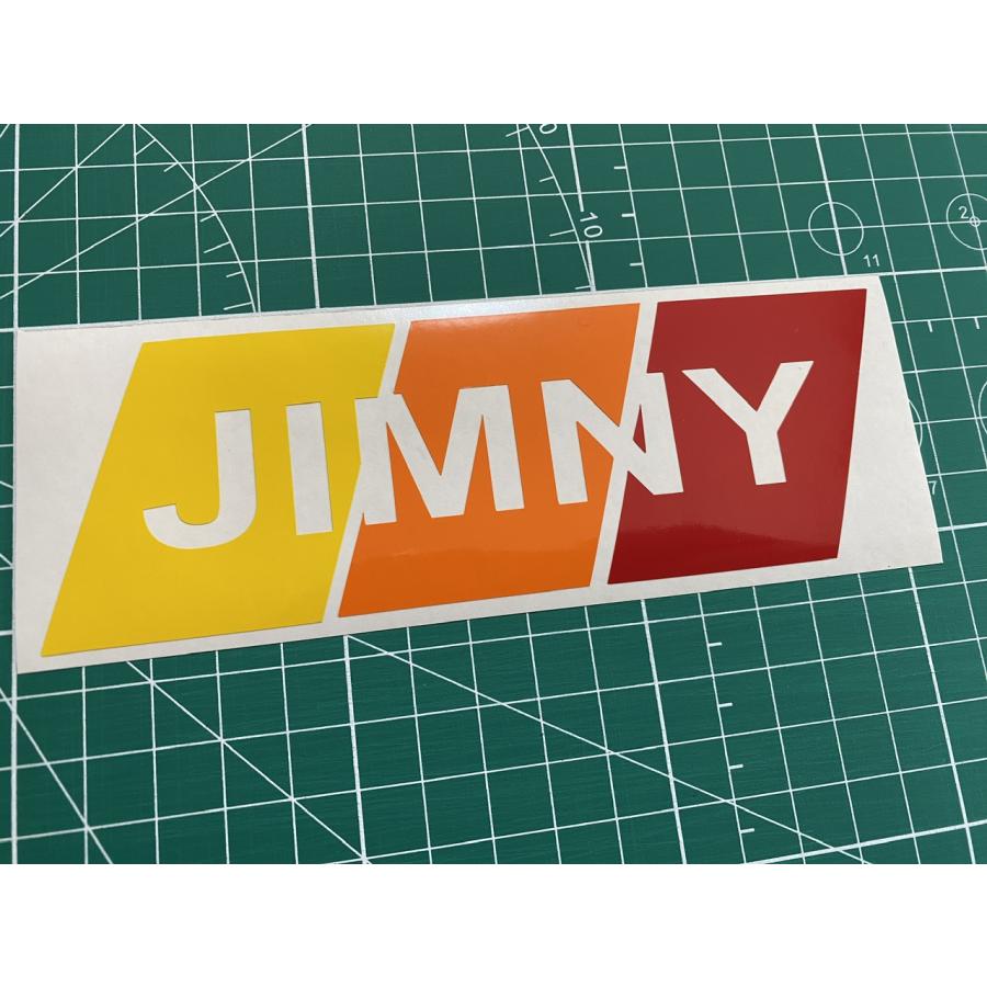 ジムニー 3色 JIMNY カッティングステッカー イエロー オレンジ 赤 