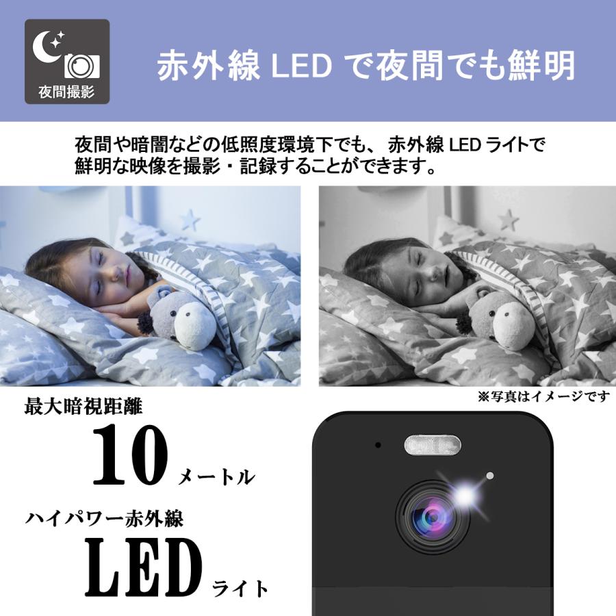 【高画質・双方向通話】Bisya 300万画素 みまもりカメラ 簡単壁取り付け可 AI動体検知 長期間録画 子供/ペット/高齢者 BJC-C3101 |  | 02