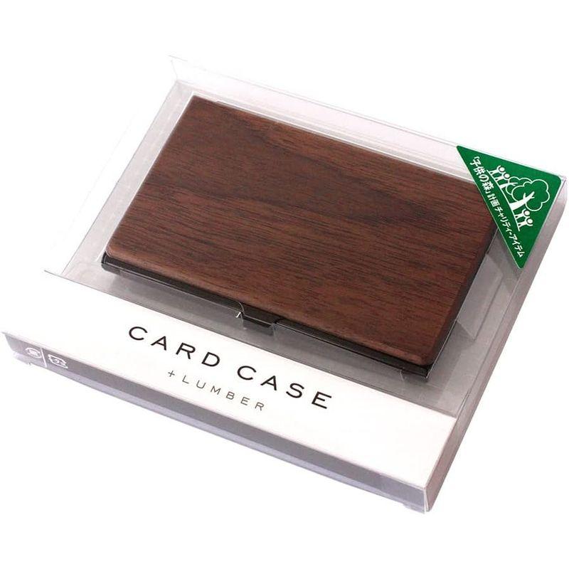 +LUMBER by Hacoa CARD CASE 重厚感のあるステンレス素材と銘木をあわせた木製名刺入れ・カードケース (Walnut)｜n-fine｜02