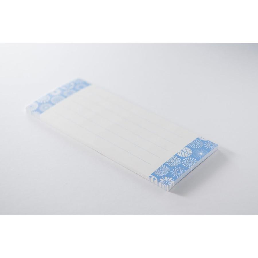 長岡花火　一筆箋　青藤　メモ帳　便箋　50枚つづり　80mm×190mm　オフィシャルグッズ　 |  | 01