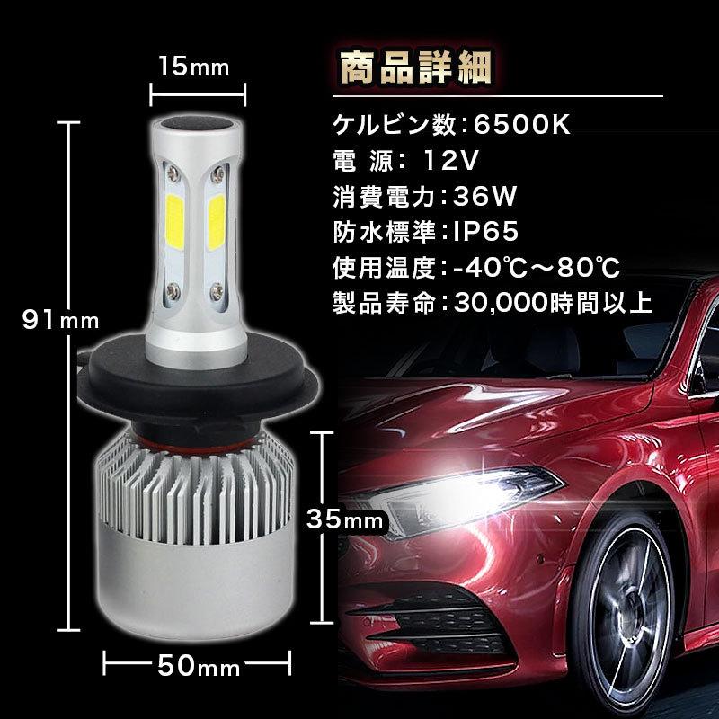 LED ヘッドライト h4 バイク 車検対応 明るい 最強ルーメン 爆光 フォグランプ バルブ 後付け 汎用 h1 h3 h4 h7 h8 h9 h11 h16 12v 24v｜n-house｜14