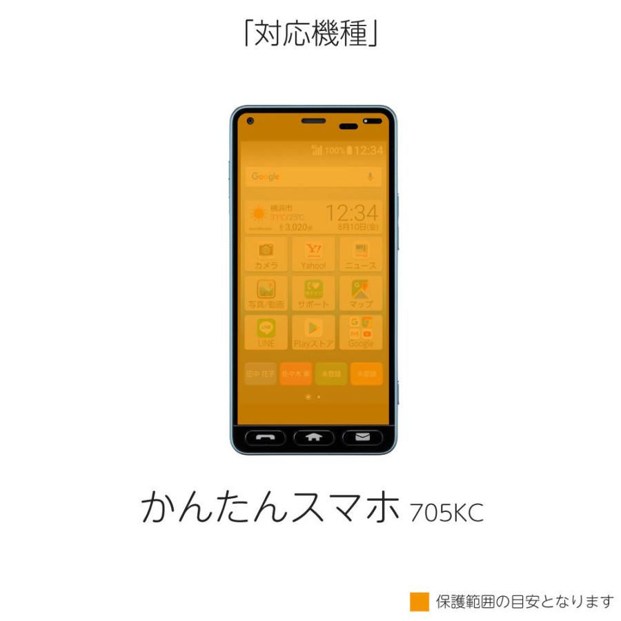 かんたんスマホ 705kc フィルム 強化ガラス 保護フィルム 液晶保護 強化ガラスフィルム 光沢 透明 ケース スマホ 保護シート Y Mobile ワイモバイル 京セラ Kantan 705kc Glass Next Innovation ヤフー店 通販 Yahoo ショッピング