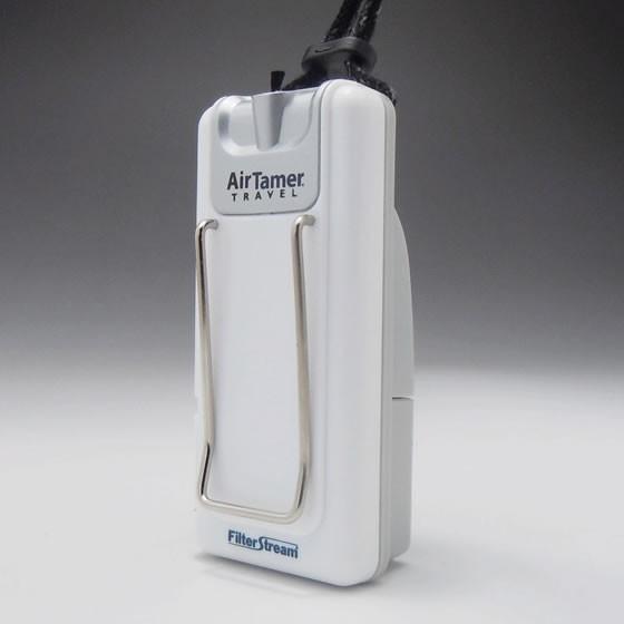 AirTamer 空気清浄機能 ネックレス型 ケース付き 空気清浄機 小型 携帯 首掛け ネックレス型 マイナスイオン発生器