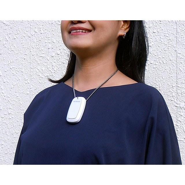 ラスト1点‼️ 空気清浄機 ネックレス型 ブラック 楽天市場】携帯空気清浄機 ブラック 首掛け空気清浄機