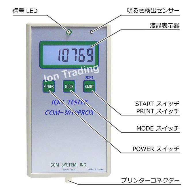 いおんテスター　ION TESTER 鉱石用 マイナスイオン測定器 イオンテスター COM-3010PROX 多