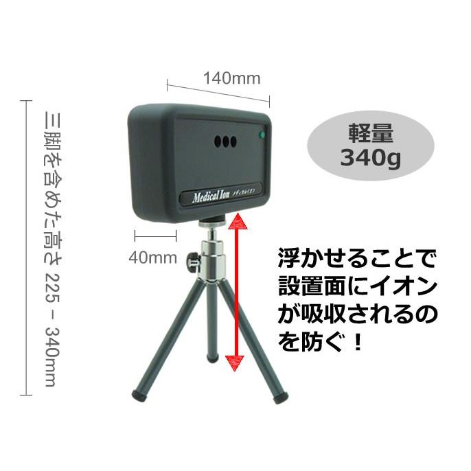 空気清浄機 小型 メディカルイオン ミニ イオン検知器ありモデル 大量発生 マイナスイオン発生器 よく眠れると評判｜n-ion｜07