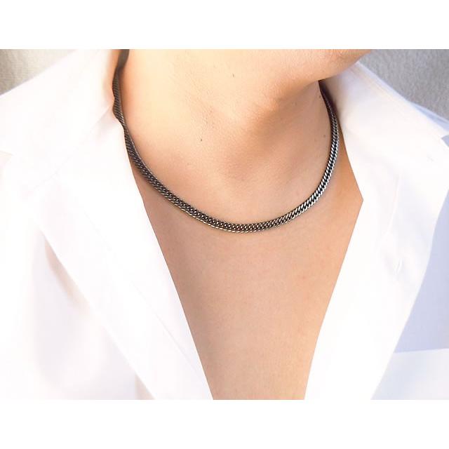 純チタン ゲルマニウム 喜平 ネックレス チェーン 50cm／軽くて肩こり