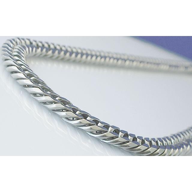 超極太12mm幅 純チタン 喜平 ネックレス (60-70cm) ブレスレット (19-24cm) チェーン セット メンズ ダブル6面カット TIT-1-W-SETの画像