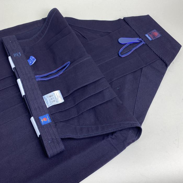 剣道袴 無二 Muni 藍染綿と化繊を混ぜ合わせた ハイブリッド袴 綿袴