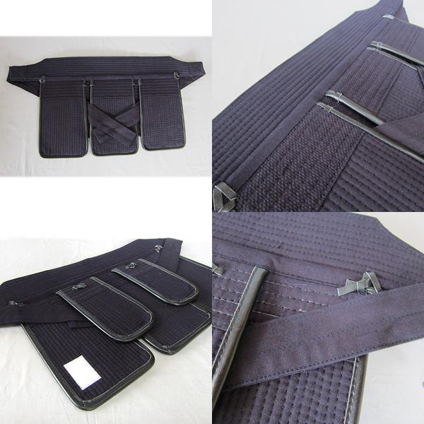 剣道具 剣道防具 セット 幼年用 少年用 7mm刺 初心者用 黒人口