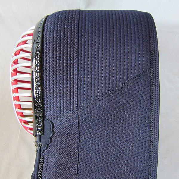 剣道具 剣道防具 胴抜き胴抜きセット 赤無幻 織刺 紺紐付 刺繍