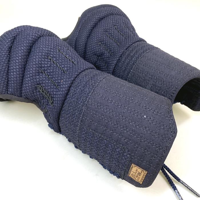 ブラック達磨 兆 LW きざし 単品 甲手 藍染風 ハイテク ポリエステル 洗える防具 KIZASHI だるま ダブルステッチ SILVADUR 技術 剣道具 小手 剣道防具_4