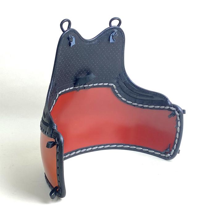 剣道具 剣道防具 単品 胴 ベタ胸 飴色塗胴 二本足 ヤマト胴 紺紐付