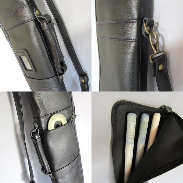 剣道 竹刀袋 合皮クロザン略式チャック式 3本入 39用 負紐付 FB-GK3A