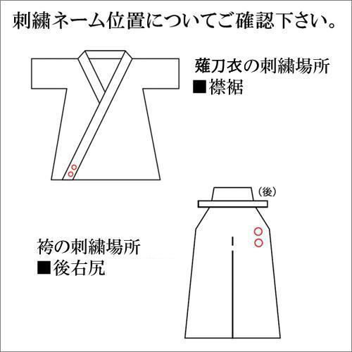 Cris　薙刀洗える小手 Lサイズ　刺繍4文字　新品 薙刀 小手 防具 頭総紺 人工皮革 手の内 S.M.L 5mmミシン刺 刺繍ネーム