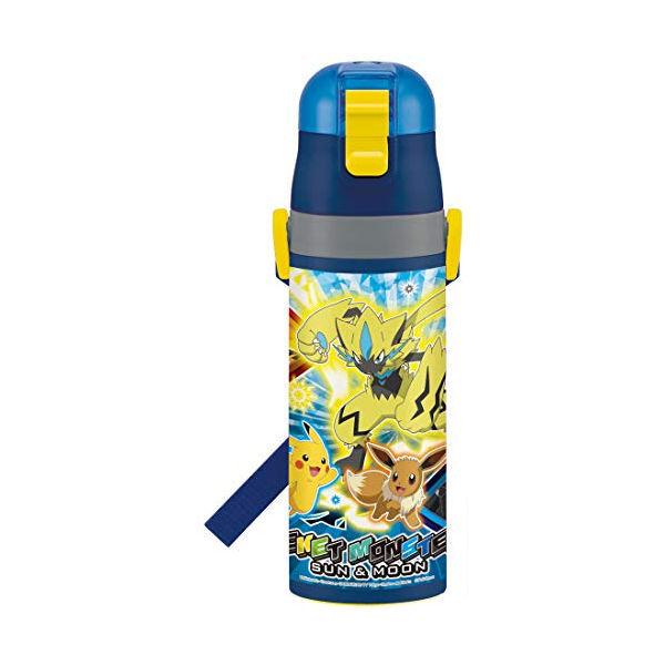 スケーター スポーツボトル 子供用 ステンレス 水筒 ポケットモンスター 19 ポケモン 470mL SDC4｜n-kitchen