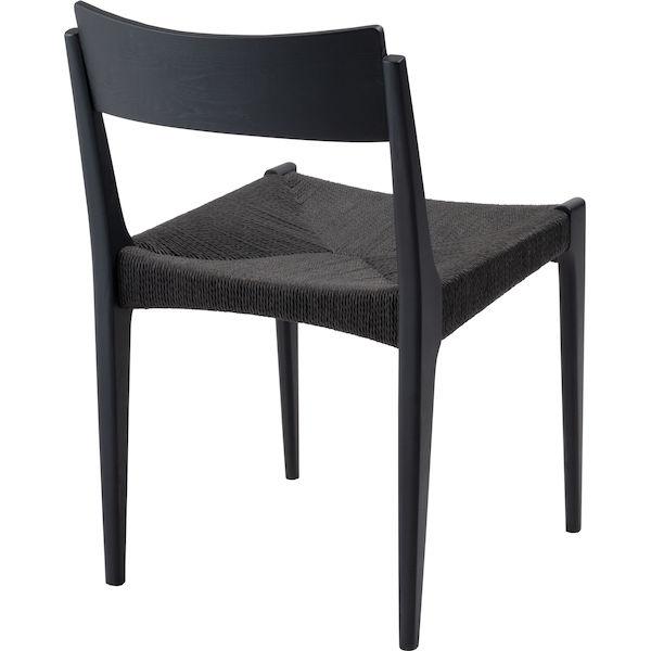 ペーパーコードチェア ブラック (品番：ACE-77BK)(L-2)荷姿3辺計216cm 東谷