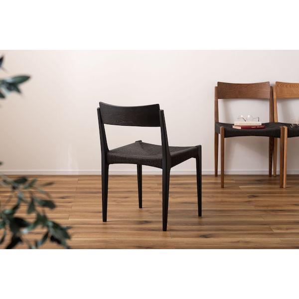 ペーパーコードチェア ブラック (品番：ACE-77BK)(L-2)荷姿3辺計216cm 東谷