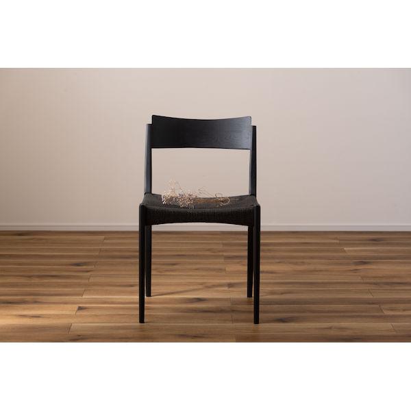 ペーパーコードチェア ブラック (品番：ACE-77BK)(L-2)荷姿3辺計216cm 東谷