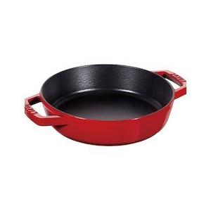 STAUB(ストウブ) ダブルハンドルスキレット 20cm レッド 40511-661-0 品番：ASTN302 ZZED｜n-kitchen