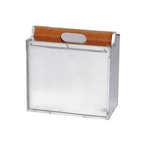 アカオアルミ アルミ 出前箱 横3段 (品番)ADM0806