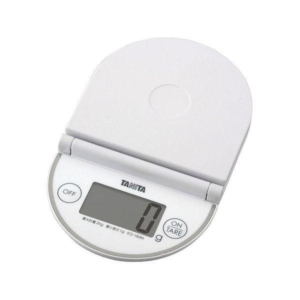 TANITA デジタルクッキングスケール 2kg ホワイト KD-184N タニタ CD：605309｜n-kitchen
