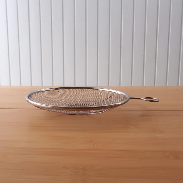 リング付きステンレス盆ざる 24cm 水切れ抜群 吊り下げ収納 平ざる ザル kan カンダ CD:038054|n-kitchen|03