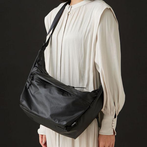 TO＆FRO SHOULDER BAG Synthetic Leather BK×BR 【L-1】 ショルダーバッグ シンセティックレザー ブラック×ブラウン))｜n-kitchen｜14